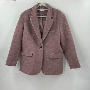 Frnch Paris pink fuzzy blazer